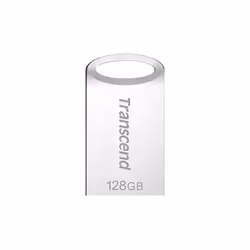 Transcend JetFlash 710 128GB, 128 GB, USB Type-A, 3.2 Gen 1 (3.1 Gen 1), Capless, 3.3 g, Silver