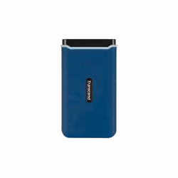 Transcend ESD370C, 500 GB, USB Type-C, 3.2 Gen 2 (3.1 Gen 2), 1050 MB/s, Black, Blue
