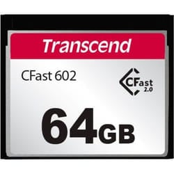 Transcend TS64GCFX602 memory card 64 GB CFast 2.0 MLC