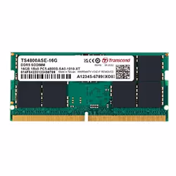 Transcend TS4800ASE-16G, 16 GB, 2 x 8 GB, DDR5, 4800 MHz, 262-pin SO-DIMM
