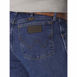 Wrangler Men's Premium Performance Cowboy Cut Regular Fit Jean  Navy  32W x 36L