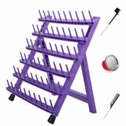 lightmay Braiding Hair Rack with 60 Pegs Standing Versatile Extension