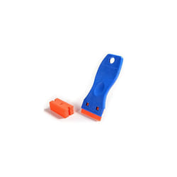 Plastic Scraper Tool Razor Scraper Tool with 10 Plastic Razor Blade Plastic Scraper for Cleaning Labels and Decals from Glass Windshields Plastic
