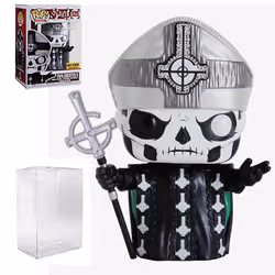 Ghost Pop! Rocks Papa Emeritus II Vinyl Figure #125 - Hot Topic Exclusive (Includes an Ecotek Pop Box Protector)