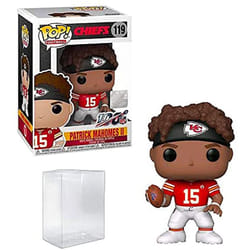 Visit the Funko Store Patrick Mahomes Vinyl Figure #119 (Bundled with Compatible Ecotek Pop Box Protector)