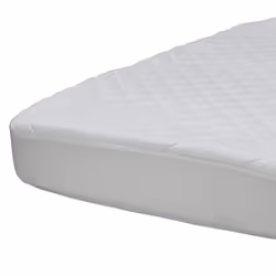 Beautyrest Kids Fitted Crib Mattress Pad | Waterproof | 52 x 28 | Machine Washable White