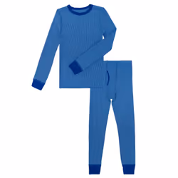 Fruit of the Loom Boys Premium Thermal Waffle Underwear Set Royal/Aqua Cross Dye 4-5