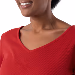 Fruit of the Loom Women's Waffle V-Neck Top and Flannel Pant Sleep Set  Radiant Red/Buffalo Check  Medium