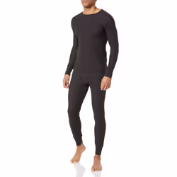 Fruit of the Loom Mens Recycled Waffle Thermal Underwear Set (Top and