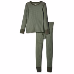 Fruit of the Loom boys Premium Thermal Waffle Underwear Base Layer Set  Sea Turtle  7-Jun US