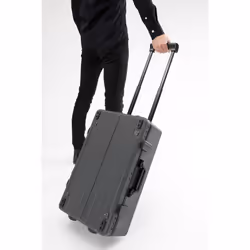 BOSS BCB-1000 Heavy Duty Suitcase-Style Guitar Effects Maximum Protection with Retractable Handle  Wheels and Removable Aluminium Pedal Board (BCB-100