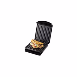George Foreman Small Electric Fit Grill [Non stick, Healthy, Griddle, Toastie, Hot plate, Panini, BBQ, Energy saving, Vertica ...
