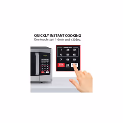 Toshiba 800w 23L Microwave Oven with Digital Display, Auto Defrost, One-Touch Express Cook, 6 Pre-Programmed Auto Cook Settings, and Easy Clean - Stai
