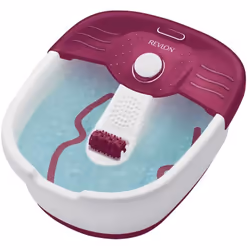 Revlon Foot Spa with Pedicure Set PediPrep White and Pink Bath RVFB7021PE