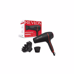 Smoothstay Coconut Oil-Infused Hair Dryer (2000 watts, 2 Accessories for Styling Versatility: Diffuser & Concentrator Comb, C ...