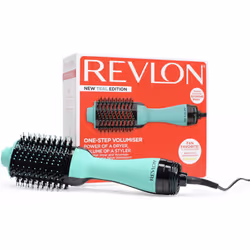 Revlon Hair Dryer Volumiser Styler RVDR5222TUK One-Step Ionic Round Teal 800W