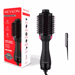 Salon One-Step Hair Dryer & Volumiser with Sectioning Comb Included (for mid to Long Hair, One-Step Technology, 2-in-1 Stylin ...
