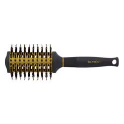 Revlon Ionic Ceramic Smooth Waves Large Round Barrel Blow Dry Hair Brush Nano Anti Bacterial Technology