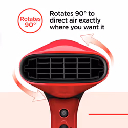 Airflow Control Dryer || Compact Dryer with Rotating Built-in Concentrator and Curl-Enhancing Diffuser, 2000W || RVDR5320