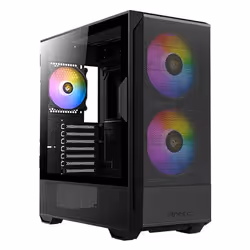 Antec NX416L, Midi Tower, PC, Black, ATX, ITX, micro ATX, Plastic, Steel, Gaming