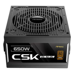 Antec CSK650DC EC power supply unit 650 W 20+4 pin ATX ATX Black