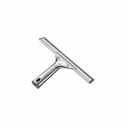 Unger Professional Stainless Steel Heavy-Duty Window and Glass Squeegee, 8"