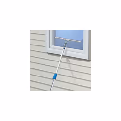 Unger Professional Stainless Steel Heavy-Duty Window and Glass Squeegee, 8"