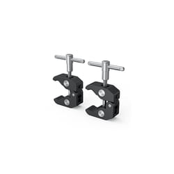 2 Pack Super Clamp w/1/4" and 3/8" Threads, Camera Clamps Clip Mount Crab Clamp for DSLR Cameras, Lights, Umbrellas,
