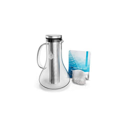 pH Replenish Glass Alkaline Water Pitcher - Long Lasting Water Filter Pitcher for Pure Drinking Water - Water Jug for High pH Filtered Water - 1.