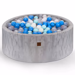 Fulton & Ivy Premium Baby and Toddler Ball Pit (35x11.8) | Easy to Clean Memory Foam Ball Pit Made with Non-Toxic Materials | ...