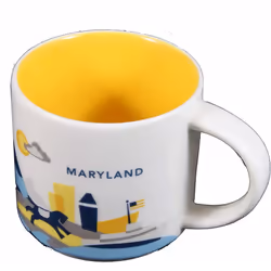 Starbucks You Are Here Maryland Mug