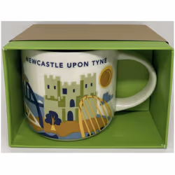 Starbucks You Are Here Newcastle Mug 14oz