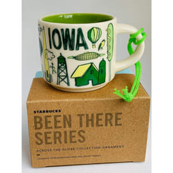Starbucks Been There Series Iowa Mug Ornament 2oz