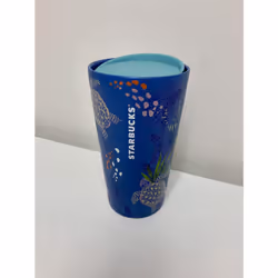 Starbucks 2021 Hawaii Collection 12oz Blue Sea Turtle Moon Double Wall