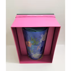 Starbucks 2021 Hawaii Collection 12oz Blue Sea Turtle Moon Double Wall