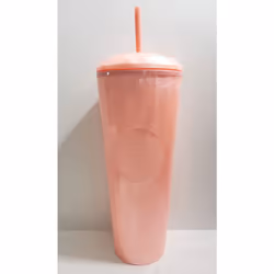 Starbucks 2021 Summer Blush Pink Kaleidoscope Venti Tumbler with Dome Lid and Straw 24 fluid ounces