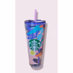 Starbucks Company Summer 2021 Collection - Cold Cup with Lid and Straw  Venti  24oz