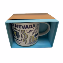 Starbucks Been There Series Nevada Ceramic Coffee Mug  14 Oz