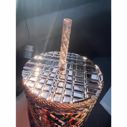 Starbucks 2023 Winter Holiday Jeweled 24oz Tumbler Cold Cup - Rose Gol