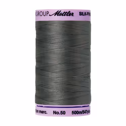Mettler Silk-Finish Solid Cotton Thread  547 yd/500m  Old Tin