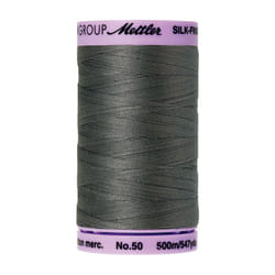 Mettler Silk-Finish Solid Cotton Thread  547 yd/500m  Old Tin
