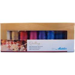 Mettler SFCQ89136-KIT Cotton Machine Quilting Thread Gift Pack 8/Pkg