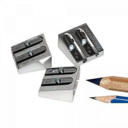 KUM 2-Hole Pencil Sharpener Magnesium Alloy Wedge
