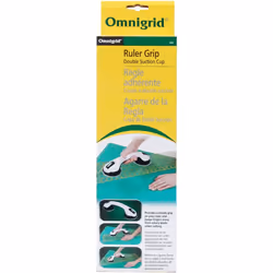 Omnigrid Ruler Grip Double Suction Cup-White -2229