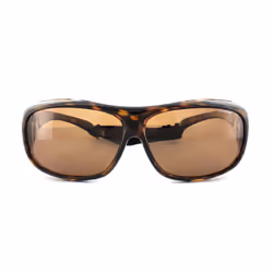Polaroid Suncovers Fitover Sunglasses 08535 0BM HE Havana Copper Polarized
