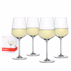 Spiegelau Style White Wine Glasses Set of 4 - European-Made Crystal  Classic Stemmed  Dishwasher Safe  Professional Quality W ...