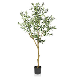 Lifelike Artificial Olive Tree Indoor Decor - 4FT