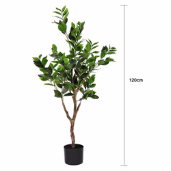 YOLEO 4FT Artificial Bay Laurel Tree-Lifelike Faux Plant for Decor