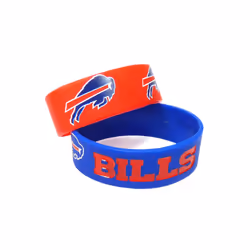 Buffalo Bills Bracelets 2 Pack Wide