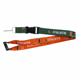 Miami Hurricanes Lanyard Reversible
